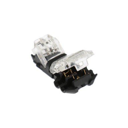 Connector T-shaped, piercing type, under two wires 0.5-0.75 mm2, black, set 5 pcs-1