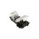 Connector T-shaped, piercing type, under two wires 0.5-0.75 mm2, black, set 5 pcs