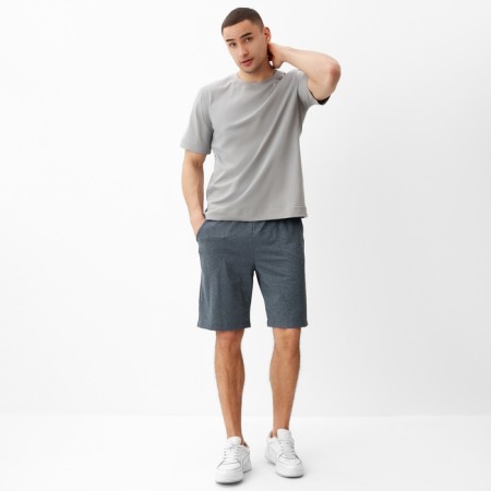 Men's shorts Minaku: Casual Collection Man Graphite Melange, Rr. 48-1