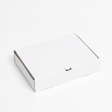 Box for pie, white, 29 x 20 x 6 cm