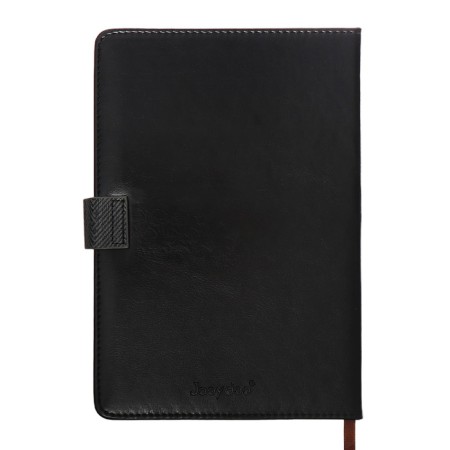 Organizer, A5, 128 sheets, a cage, the cover of the leatherette, with a knife, "patterns", gray-13
