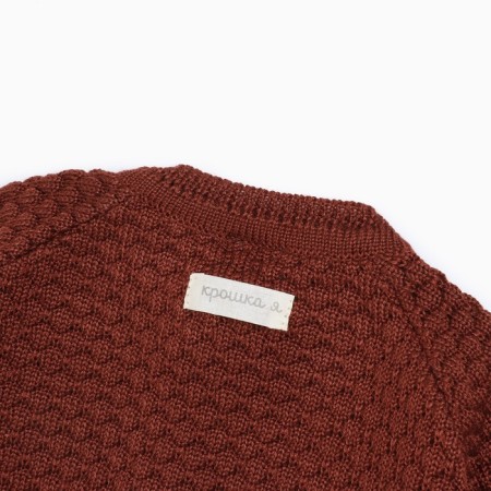 Knitting Knit Kroshka I, r.68-74, coffee-4