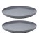 Set of plates Tkano Essential, 20 cm, 2 pcs, dark gray color