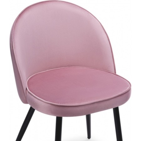 STILL WITH A METAL CARCAS DODO Metal/velor, black/pink 48x54x77 cm-4