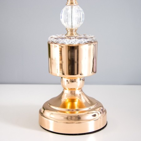 LUANA Table lamp E27 40W gold 25x24x41 cm Risalux-3