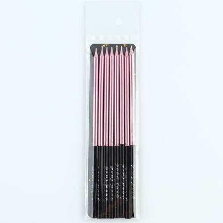 Candles for the cake "On your special day", pink, 8 pcs.-5