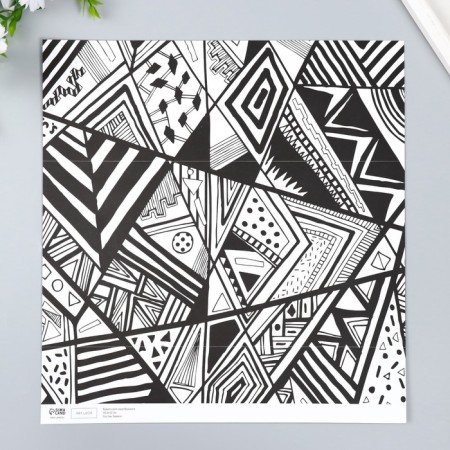 Scrapbooking "Hipster" density 180 g 30.5x32 cm-3