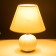 Board Lamp "Adelela" E14 40W white 19.5x19.5x27.5 cm