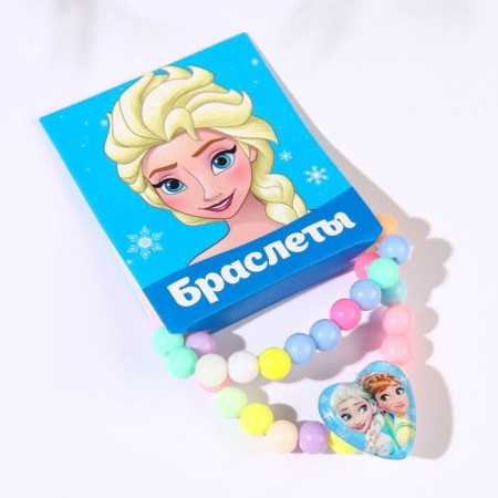 Bracelet Children's "Elsa" jewelry, 2 pieces, cold heart-6