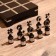 Game desktop "Cross-cuts" 20x20 cm, manpower, steel