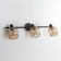 Sconces Citilux "tavern" CL542632, 58x18 cm, 3x60W, e14, black color