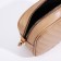 Cross-Bodi Bag on a zipper, beige color