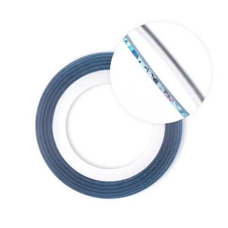 Thread for adhesive -based nails TNL, blue holography