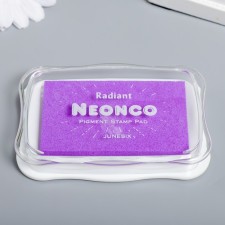 Stamping pillow neon “purple” 1.9x6.7x10 cm