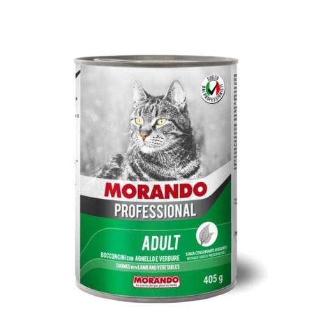 Wet Morando Professional food for cats, pieces with yagen and vegetables, 405 g