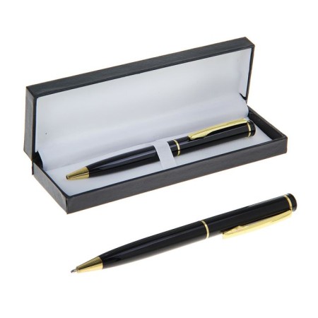 Gift handle, ball "Classic" in the leatherette case, rotary, with rhinestones
