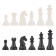 Chess figures, plastic, King H-4.2 cm, Pig H-2 cm