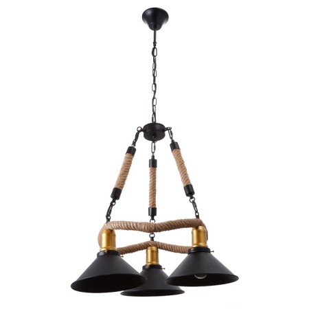 Chandelier 1358/3 E27 40W Black 47x47x95 cm Bayerlux