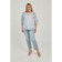 Female blouse, size 58, blue color
