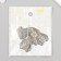 Decor Metal for creativity "Cute Bunny" 2.5x2.6 cm