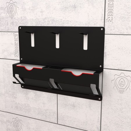 Holder for corner grinders from 115 to 125mm and detachment discs, black-1