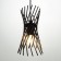 Lamp Bayerlux 2114/1bk E27 40W Black 15x15x100 cm