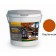 Paint for roofs and basements, 7 kg, brick color