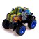 Inertial “graffiti” jeep, transformation during impact, mix