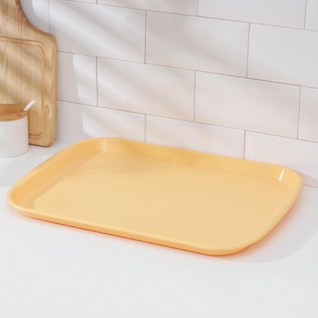 Rectangular trace Verona, 47 × 35.5 × 2.5 cm, the color is pale yellow-1