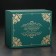 The set "impenetrable. Best", green, 2 glasses 200 ml, 8 stones for whiskey marble