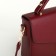Women's bag on the valve, Textura, small size, burgundy color