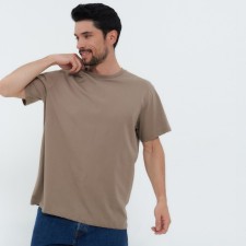 Футболка мужская, цвет коричневый, размер 54 (3XL)