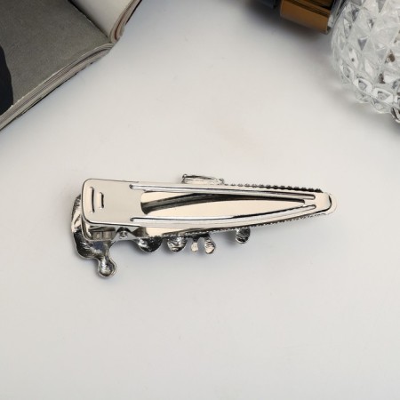 Liberty hair clip "Style" 8 cm, silver-1