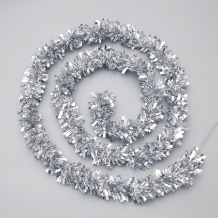 Girland "Mishura" 2 m Rosa, IP20, silver thread, 44 LED, 6 layers, d = 5 cm, white glow, AAX2-1
