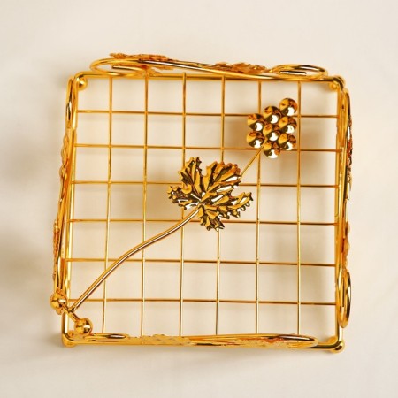 Salvet stand decorative "Grapes", 19 × 7 cm, gold color-4