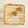 Salvet stand decorative "Grapes", 19 × 7 cm, gold color