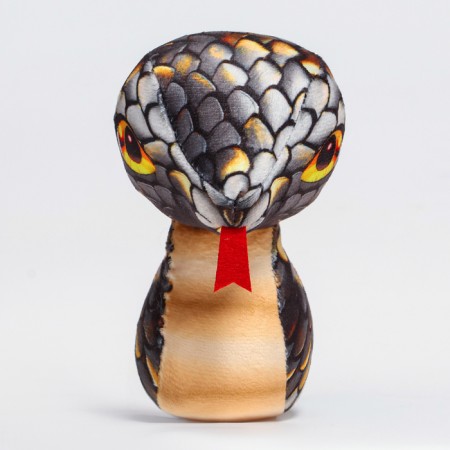 Soft toy "snake", black-2