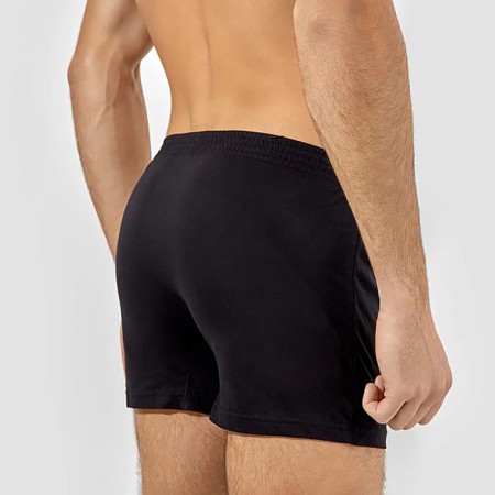 Panties men's shorts, black color, size 56 (3xl)-1