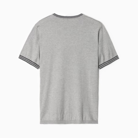 Jumper Men's Short Sleeve Minaku Regular Fit: Color Gray Melange, Rr. 50-9