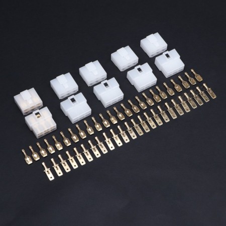 Car connector, dj7061-6.3-11/21, 6 contacts, set 5 pcs