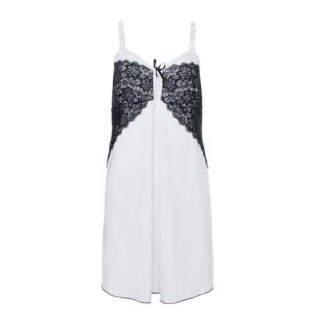 Night shirt female, gray color, size 50