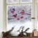 Stickers on the glass "Bullfins", 20 x 34 cm, New Year