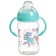 Drunker - children's impotion with soft nose "Unicorn", 270 ml., With handles, Biryuzovoy color