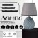 Aurelia table lamp E14 40W gray 20x20x33.5 cm