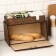 Bread a wooden bread with a stand under spices, 35.6 x 20.4 x 24.8 cm, wenge