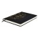 Diary of Leduced A5, 124 Escalada sheets, solid binding, artificial leather "SOFT-Tach", stamping foil of congrekes, white offset 70 g/m2, 120 g/m2