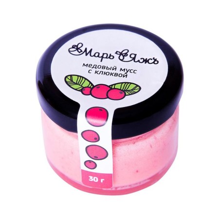 Honey mousse "Mary & Yazh", with cranberries, 30 g-3