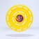 Frisby, flying saucer, d-23 cm, yellow