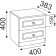 Tumbling bedside Beatrice Module-12 383x400x400 Gaplankt walnuts