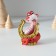 Polystone souvenir "Snake with a hill" mix 5.5x4x8 cm